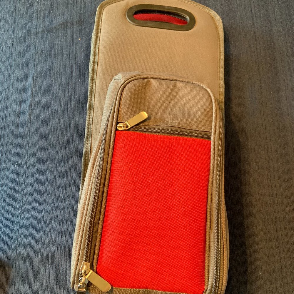 Wine Carrier Tote Bag - 7 Pcs Insulated Wine Bottle Holder {NWOT}